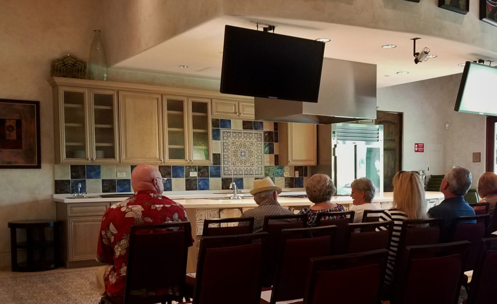 Appetizer Cooking Demonstration Event in San Tan Valley Room set up