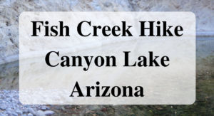 Fish Creek Hike Canyon Lake Arizona main Forever sabbatical
