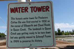 Schnepf_Farms_Water_Tower_Queen_Creek_Arizona_Forever_Sabbatical_Sign