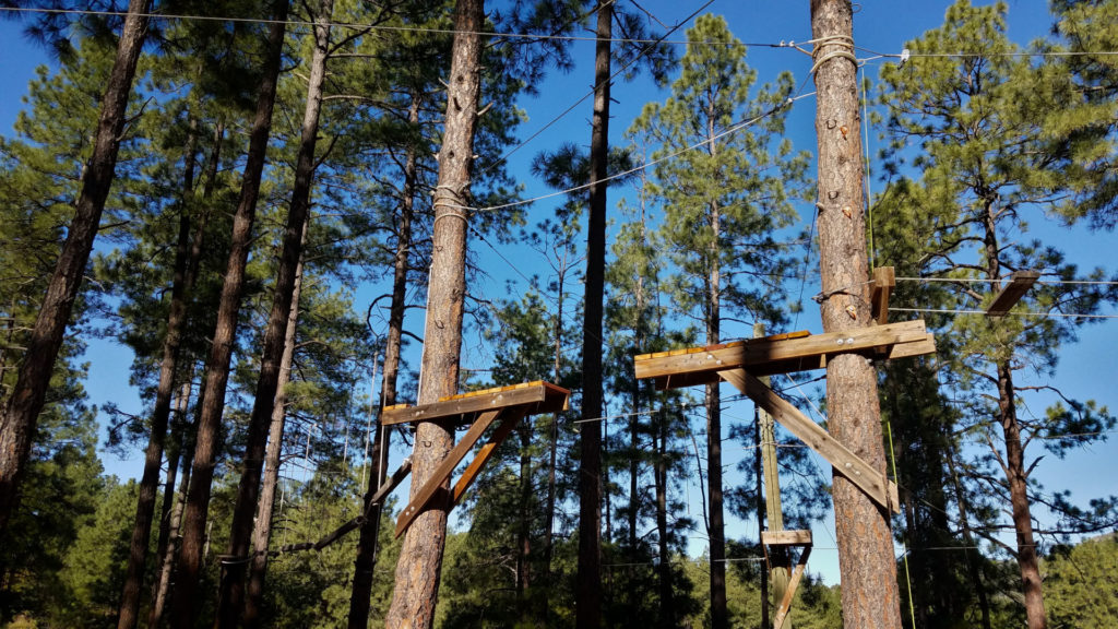 Becoming an Outdoors Woman (BOW) in Arizona September Camp Day 3 Ropes Challenge