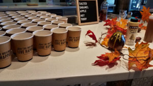 Fall Pumpkin Mixology and Spa Demo Forever Sabbatical cups