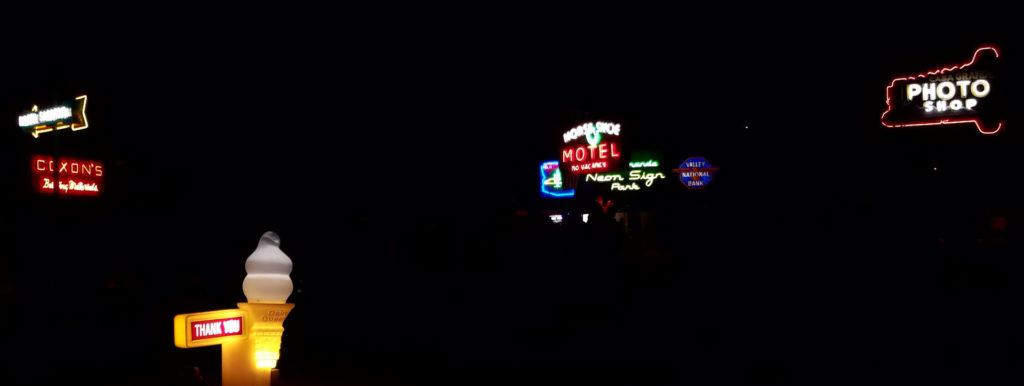 Neon Sign Park Forever Sabbatical Lights
