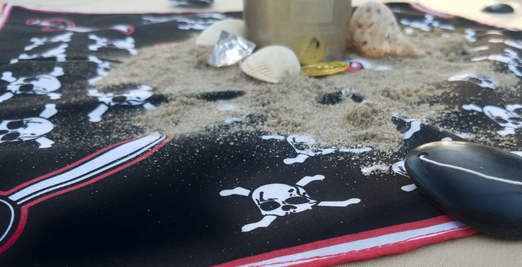 Pirate Pool Party Forever Sabbatical table