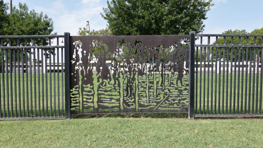 Splash-Fence Outdoor Art Forever sabbatical