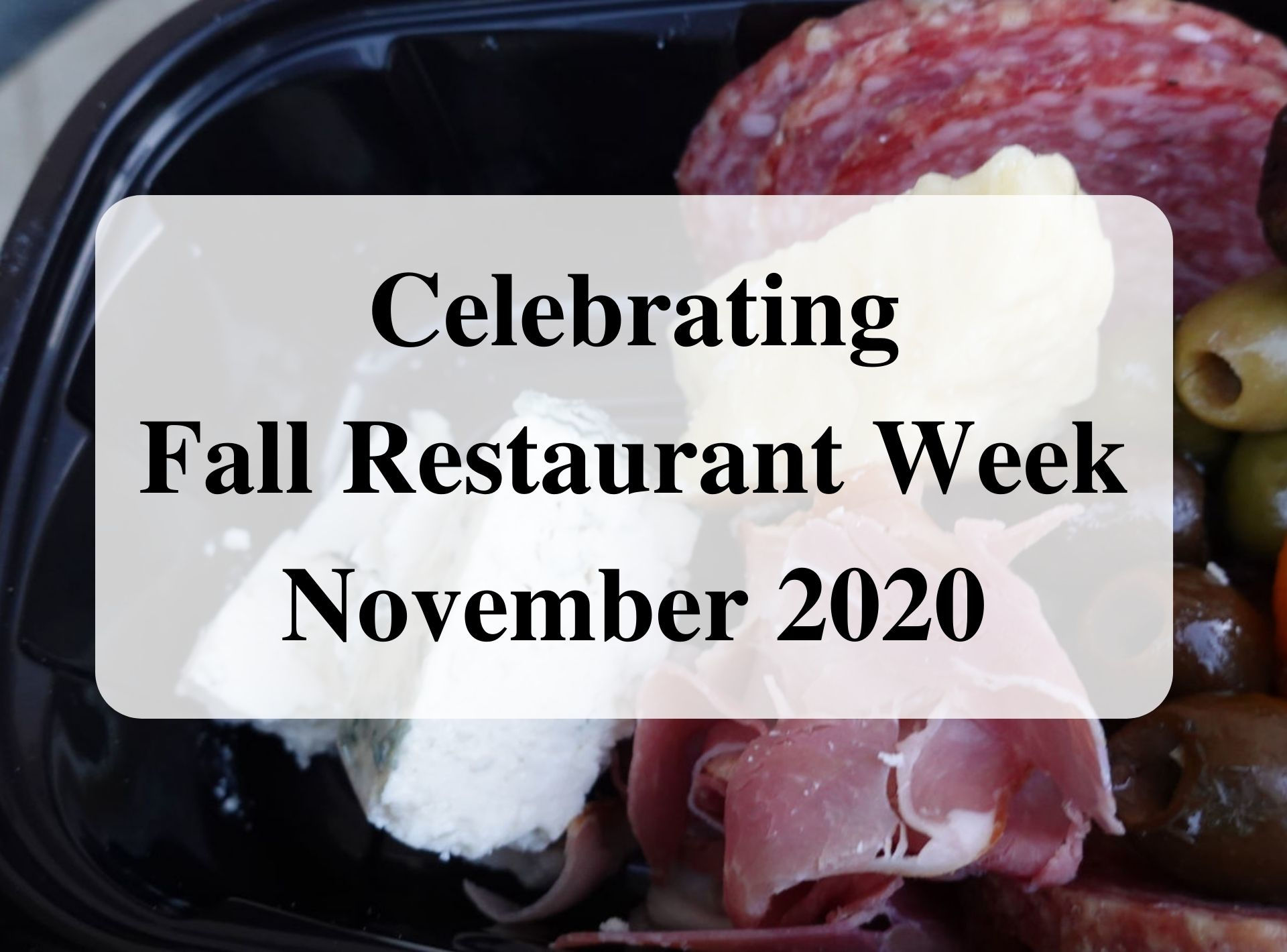Celebrating Fall Restaurant Week November 2020 Forever Sabbatical
