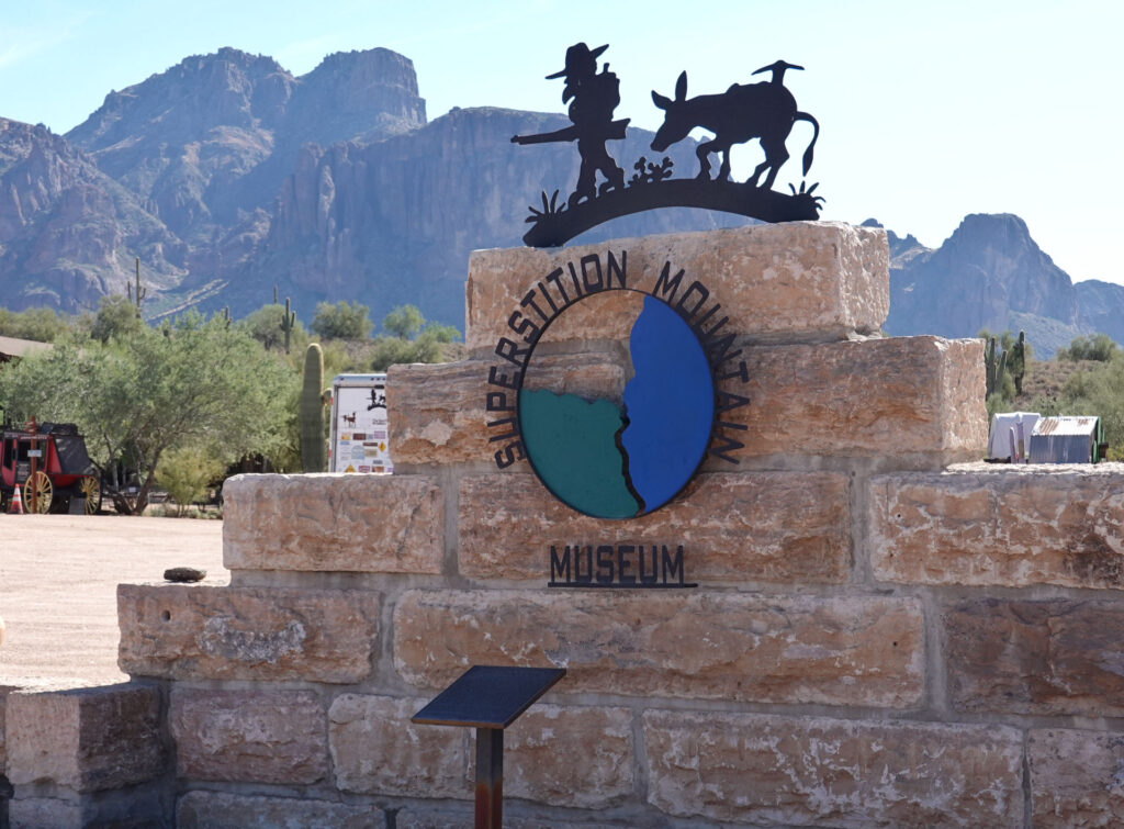 Entrance Superstition Mountain Museum  Forever sabbatical