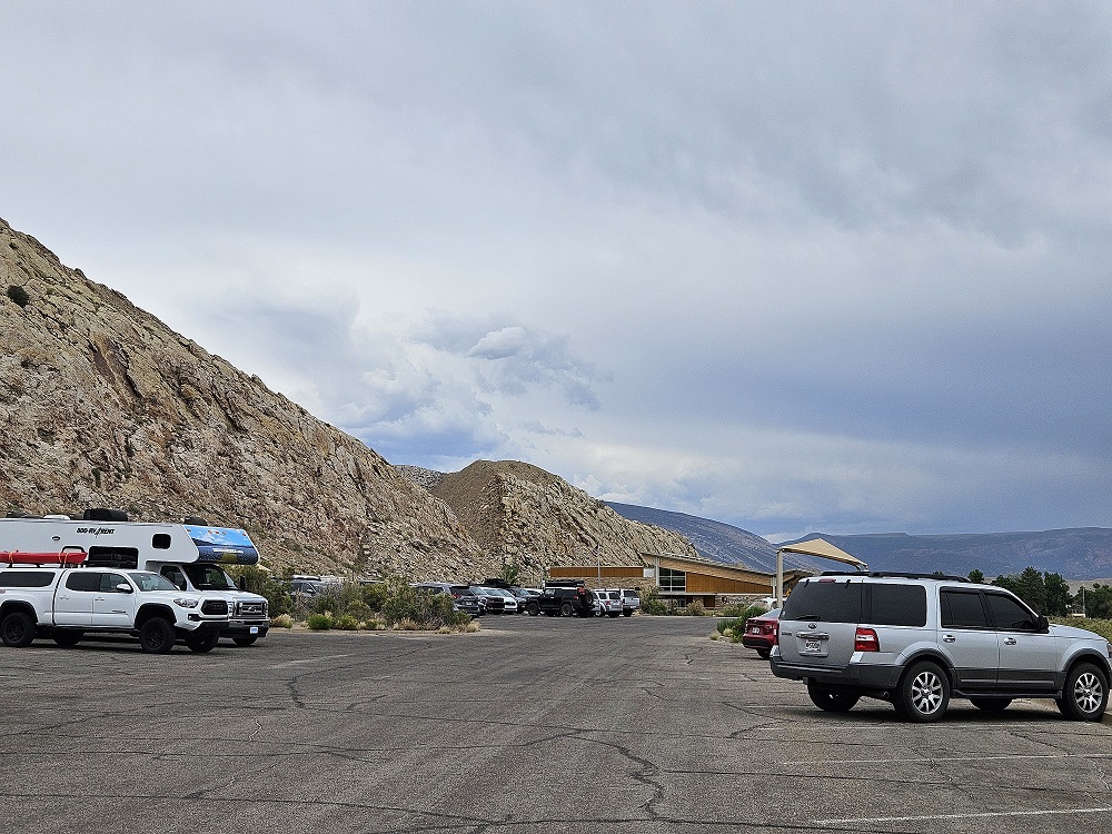 Parking lot Dinosaur National Monument