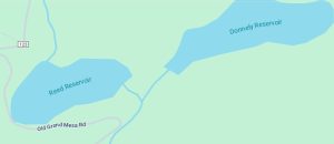 Getting to Reed Reservoir from Black Canyon Google Map