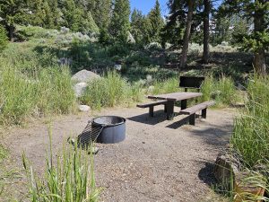 Camping at Fremont Lake Campground Wyoming