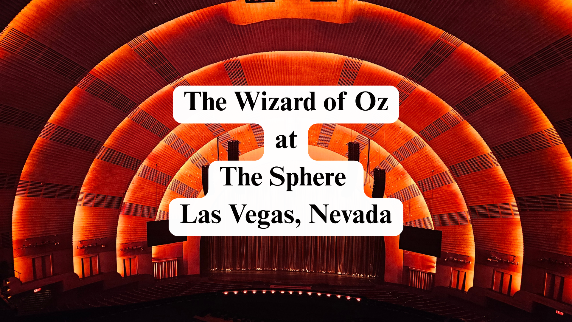 The Wizard of Oz at The Sphere Las Vegas